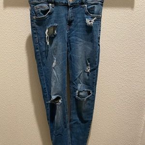 H&M ripped jeans